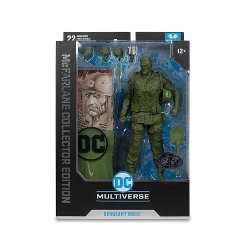 DC McFarlane Collector Edition Wave 5 Sergeant Rock DC Classic 7-Inch Scale Action Figure