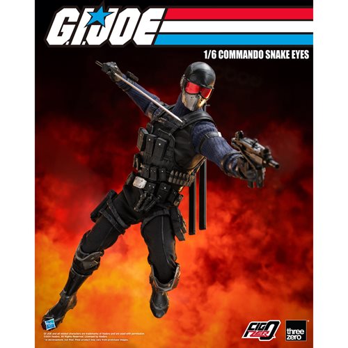 G.I. Joe Commando Snake Eyes FigZero 1:6 Scale Action Figure