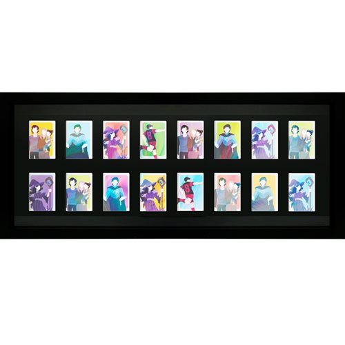 Trading Card Collector 16 Position Black Frame