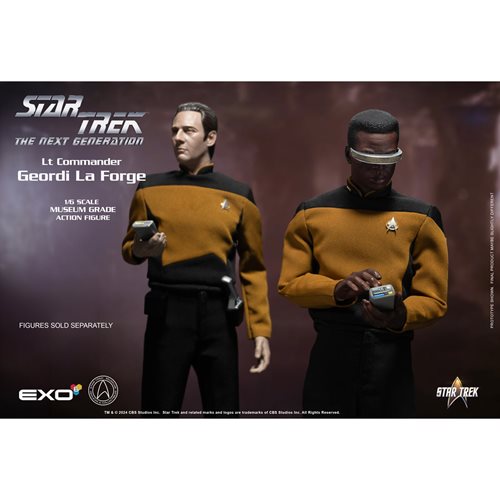 Star Trek: The Next Generation Geordi La Forge Essential Version 1:6 Scale Action Figure
