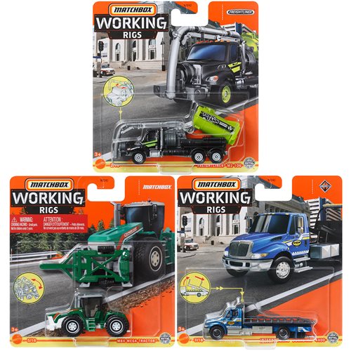 Matchbox Real Working Rigs 2022 Wave 4 Case of 8