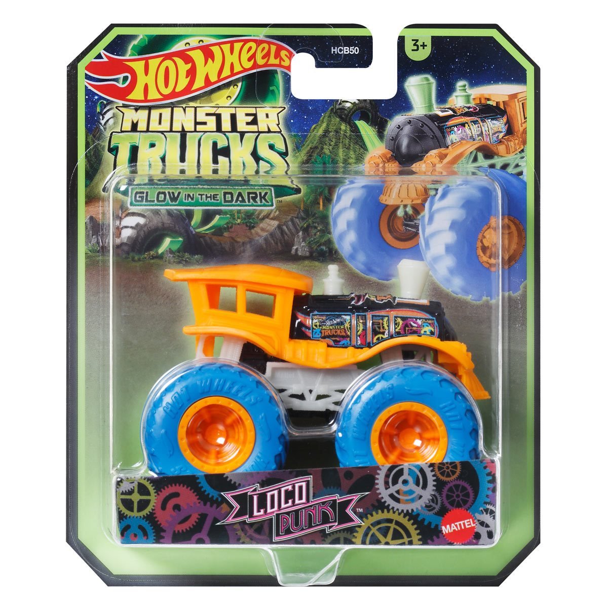 Hot Wheels Monster Trucks Glow In the Dark 1:64 Scale Trucks