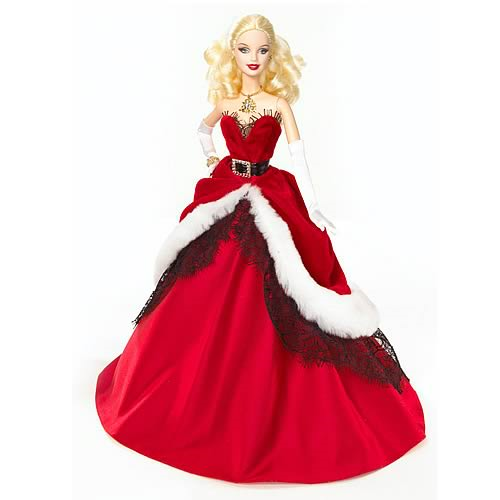 Majestic bronze span Barbie 2007 Holiday Doll - Entertainment Earth