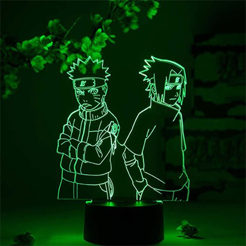 Naruto: Shippuden Naruto and Sasuke Young Otaku Lamp