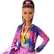 Barbie Gymnastics Playset and Doll with Brunette Hair