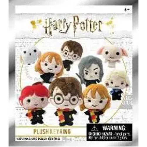 Harry Potter 3-D Plush Key Chain Random 6-Pack