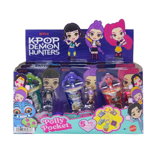 KPop Demon Hunters Polly Pocket Tiny Capsule Collection Case of 9