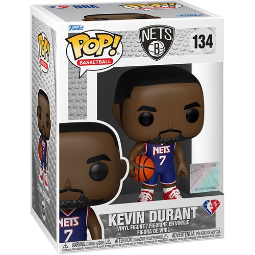 NBA Nets Kevin Durant (City Edition 2021) Pop! Vinyl Figure