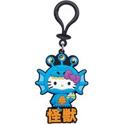 Hello Kitty Sea Kaiju Soft Touch PVC Bag Clip