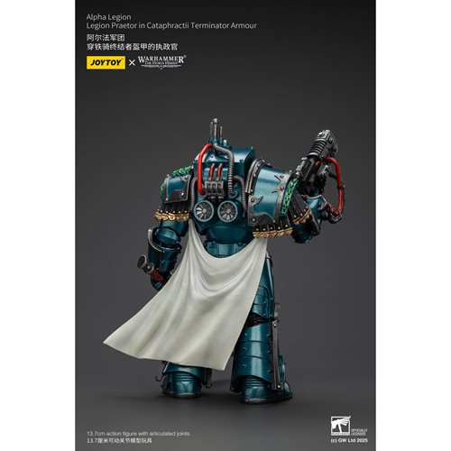 Joy Toy Warhammer The Horus Heresy Alpha Legion Legion Praetor Cataphractii Terminator Armor 1:18 Sc