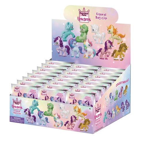 Unicorns 3D Foam Bag Clip Random 6-Pack - Entertainment Earth