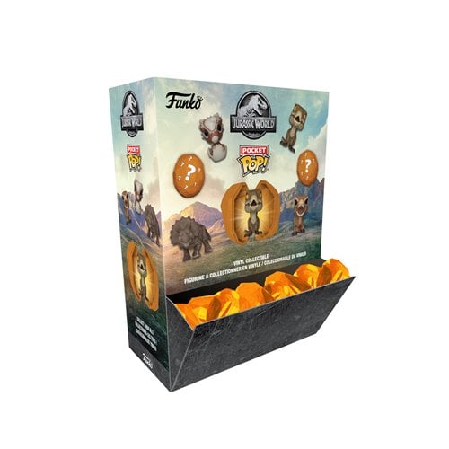 Jurassic Park Amber Pocket Pop! Mini-Figure Display Case of 12