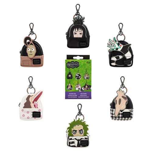 Beetlejuice Mini-Backpack Mystery Box Bag Charm Case of 15