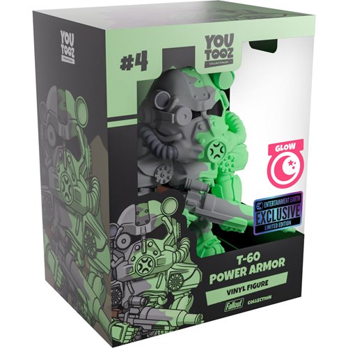 Fallout Collection T-60 Power Armor Radioactive Waste Glow-In-The-Dark Vinyl Figure #4 - Entertainme