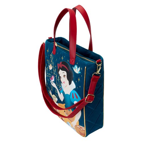 Snow White Heritage Quilted Velvet Tote Bag