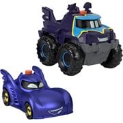 Batwheels Bam the Batmobile and Buff the Bat-Truck 1:55 Scale Light-Up Racers Vehicle 2-Pack