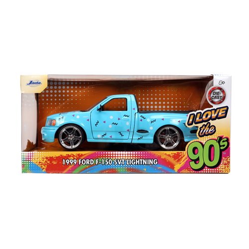 I Love The 90's 1999 Ford F150 SVT 1:24 Scale Die-Cast Metal Vehicle