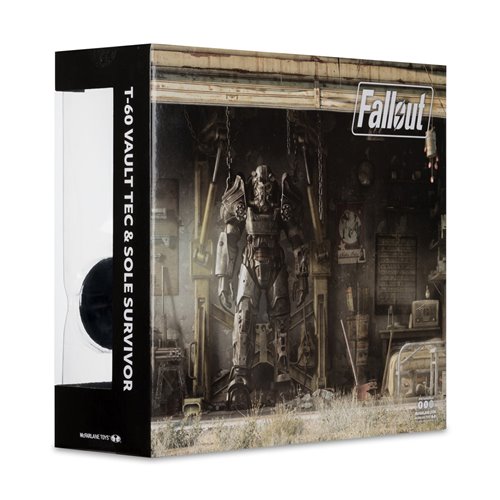 Fallout New Vegas T-60 Vault Tec and Sole Survivor 7-Inch Scale Action Figure 2-Pack - Exclusive