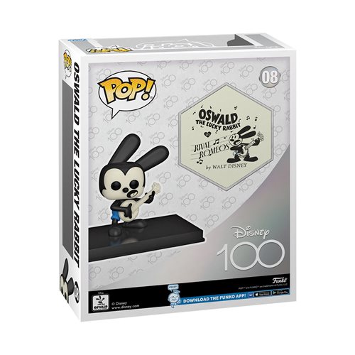 Disney 100 Oswald the Lucky Rabbit Pop! Game Cover Figure with Case