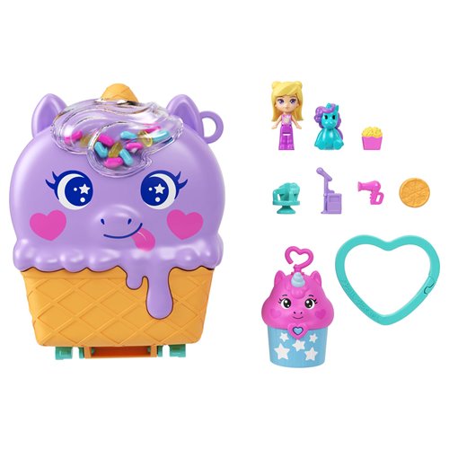 Polly Pocket Dream Treat Unicorn Compact Playset
