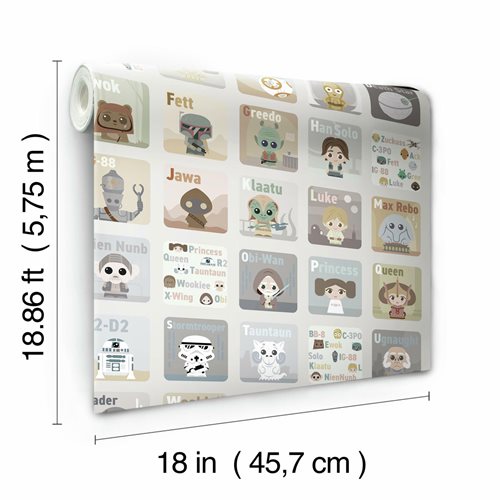 Star Wars Nursery Peel and Stick Wallpaper