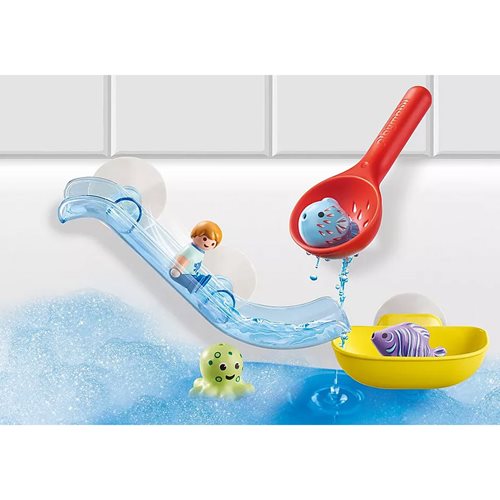 Playmobil 1.2.3 70637 Aqua Water Slide with Sea Animals
