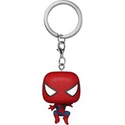 Spider-Man No Way Home Friendly Neighborhood Spider-Man Leaping Pocket Pop! Key Chain