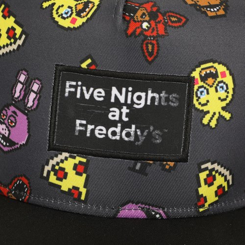 Five Nights at Freddys All Over Print Snapback Hat