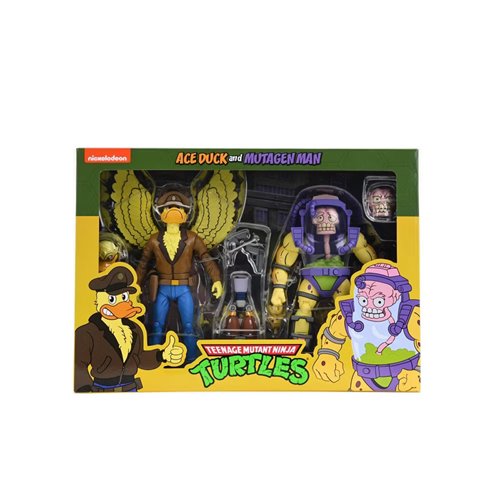 Teenage Mutant Ninja Turtles (1987 Cartoon) Ace Duck & Mutagen Man 7-Inch Scale Action Figure 2-Pack