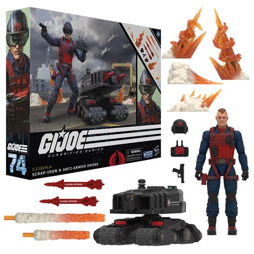 G.I. Joe Classified Series 6-Inch Scrap-Iron & Anti-Armor Drone Action Figure