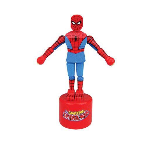 Spider-Man Wooden Push Puppet
