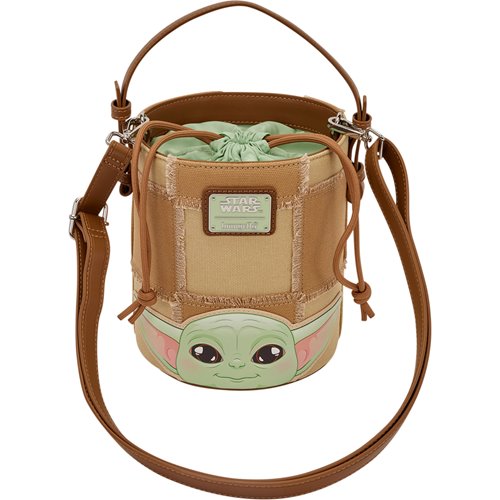 Star Wars The Mandalorian Grogu & Anzellan Bucket Crossbody Bag