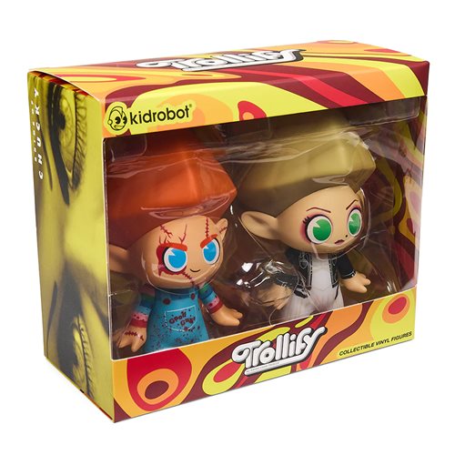 Bride of Chucky Chucky and Tiffany Trollify Mash-Up 5-Inch Vinyl Figure 2-Pack