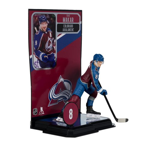 NHL SportsPicks Colorado Avalanche Cale Makar 7-Inch Posed Figure