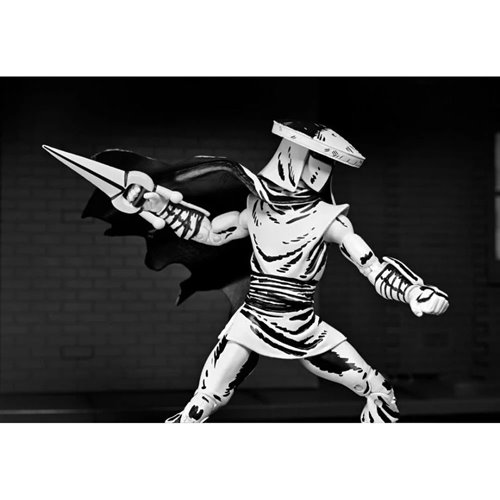 Teenage Mutant Ninja Turtles Mirage Comics Elite Foot Ninja Guard Black & White Variant 7-Inch Scale