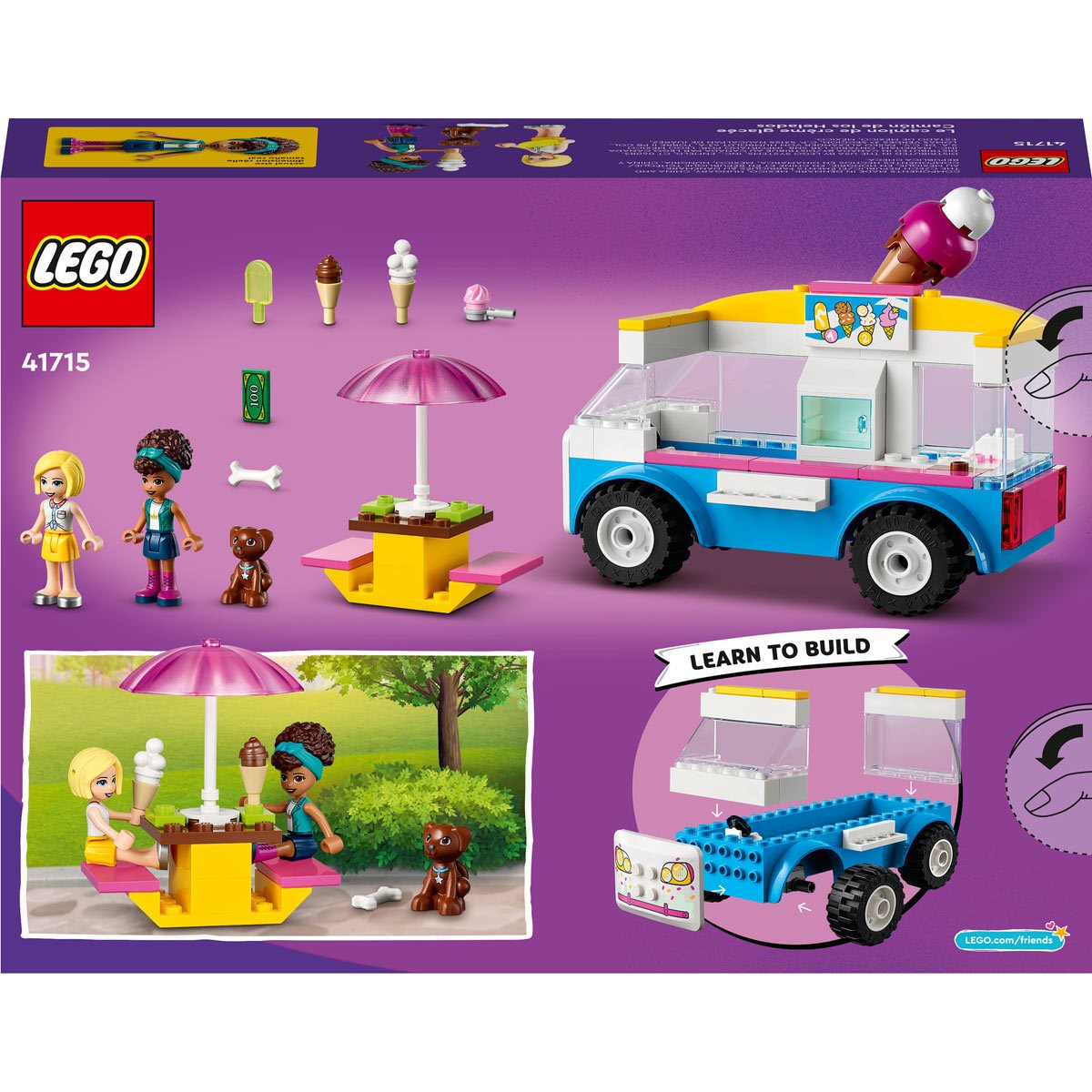 LEGO 41715 Friends Entertainment Truck Ice-Cream - Earth