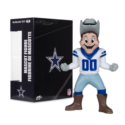 NFL SportsPicks Dallas Cowboys Rowdy Mascot 8-Inch Posed Figure