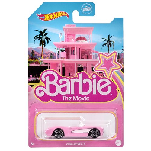 Barbie Movie Hot Wheels Corvette 1:64 Scale Die-Cast Metal Vehicle