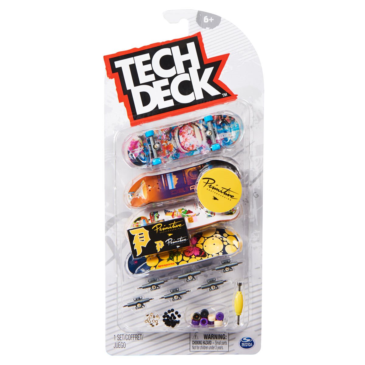 Fingerskate Tech Deck Pack Of 4 Skates