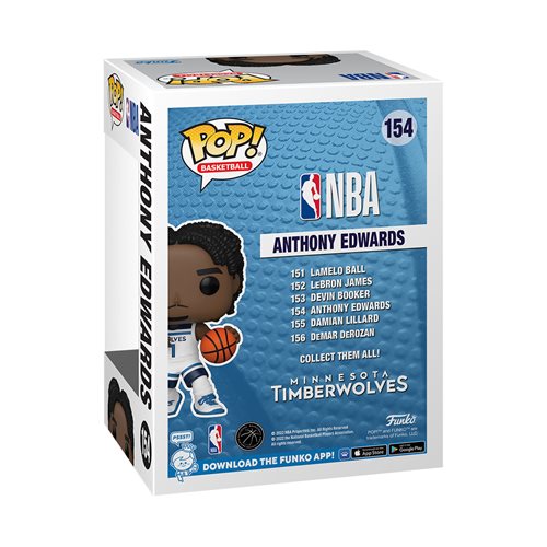 NBA Timberwolves Anthony Edwards Pop! Vinyl Figure