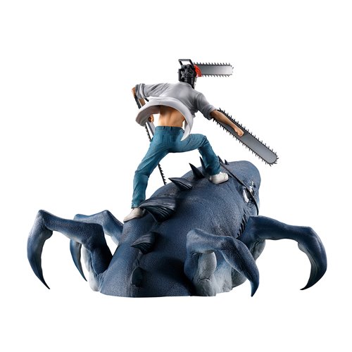 Chainsaw Man and Beam Mega Impact Ichibansho Statue