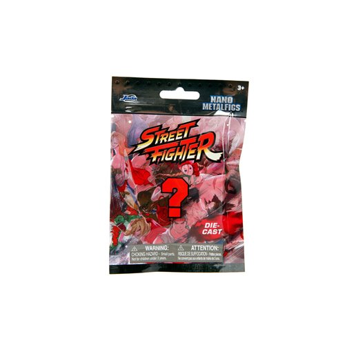 Street Fighter II Nano MetalFigs Die-Cast Metal Blind Box Mini-Figure Case of 24