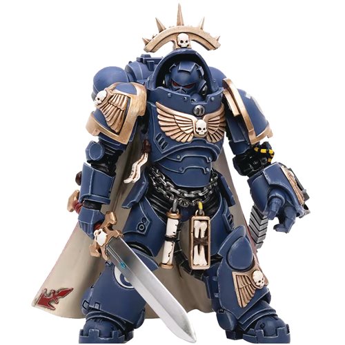 Joy Toy Warhammer 40,000 Ultramarines Primaris Captain Gravis Armor Brother Voltian 1:18 Scale Action Figure