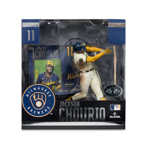 MLB SportsPicks Milwaukee Brewers Jackson Chourio 7-Inch Posed Figure