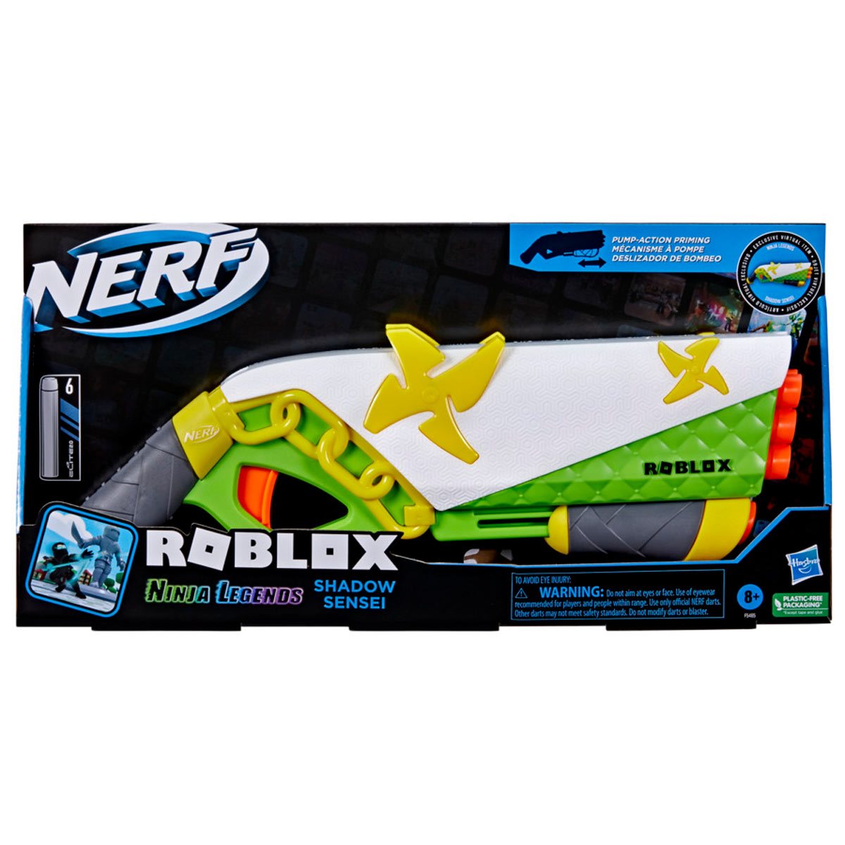 NERF Roblox Adopt Me! Bees! Lever Action Dart Blaster Gun Includes