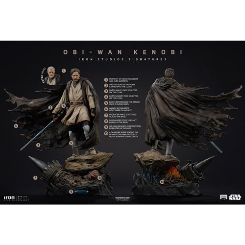 Star Wars Obi-Wan Kenobi Signatures 1:10 Art Scale Statue