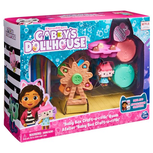 Gabby's Dollhouse Baby Box Craft-a-Riffic Room Playset