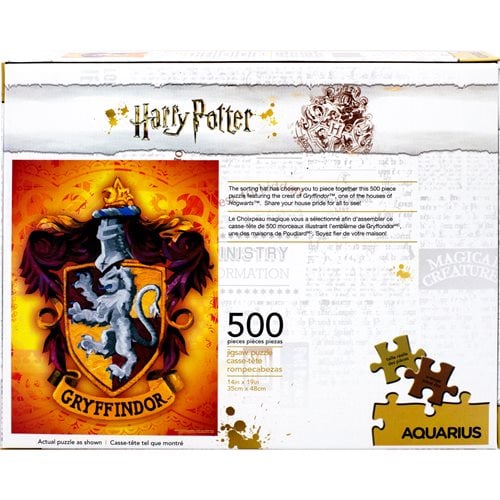 Harry Potter Gryffindor Logo 500-Piece Puzzle