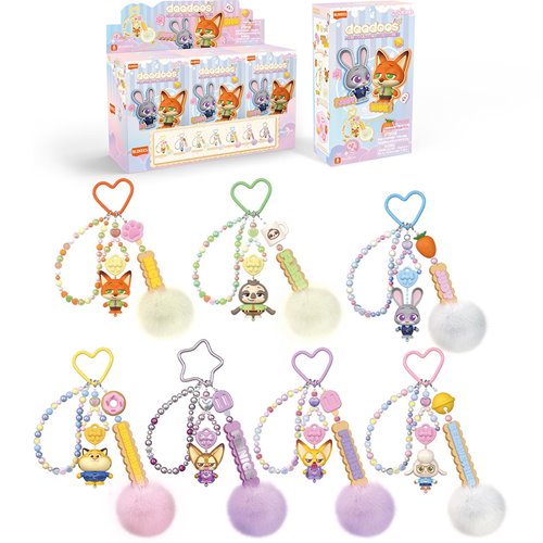 Zootopia Daadoos Art Series 01 Marshmallow Adventures Phone Charm Key Chain Case of 6