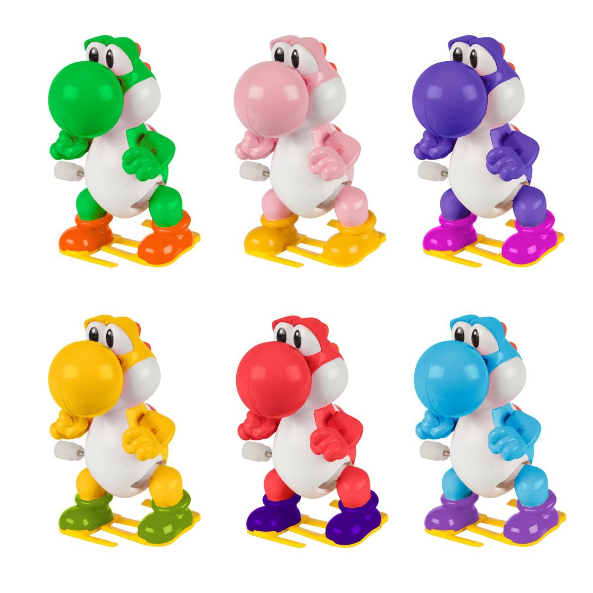 Vijf maaien de studie Super Mario Bros. Yoshi Wind-Ups Random Set of 3